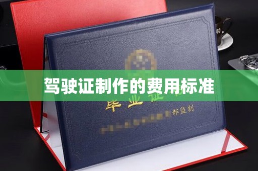 深圳驾驶证制作的费用标准