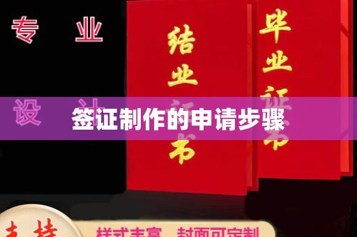 深圳签证制作的申请步骤