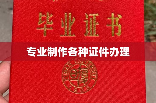 深圳专业制作各种证件办理