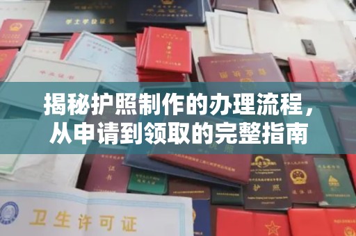 深圳揭秘护照制作的办理流程，从申请到领取的完整指南