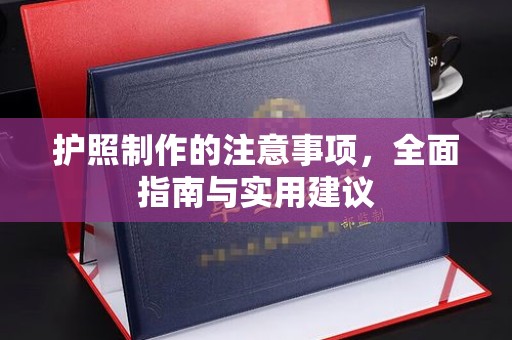 深圳护照制作的注意事项，全面指南与实用建议